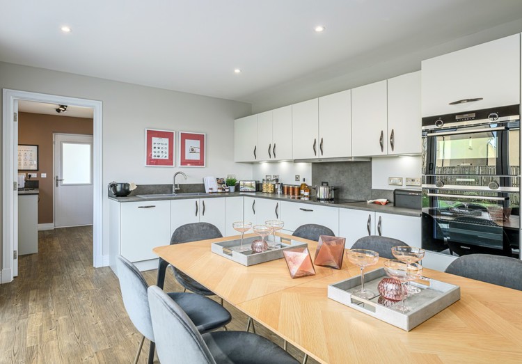 4 bedroom showhome | designer kitchen with integrated appliances
