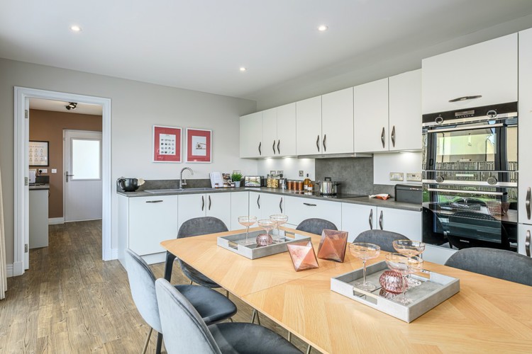 4 bedroom showhome | designer kitchen with integrated appliances