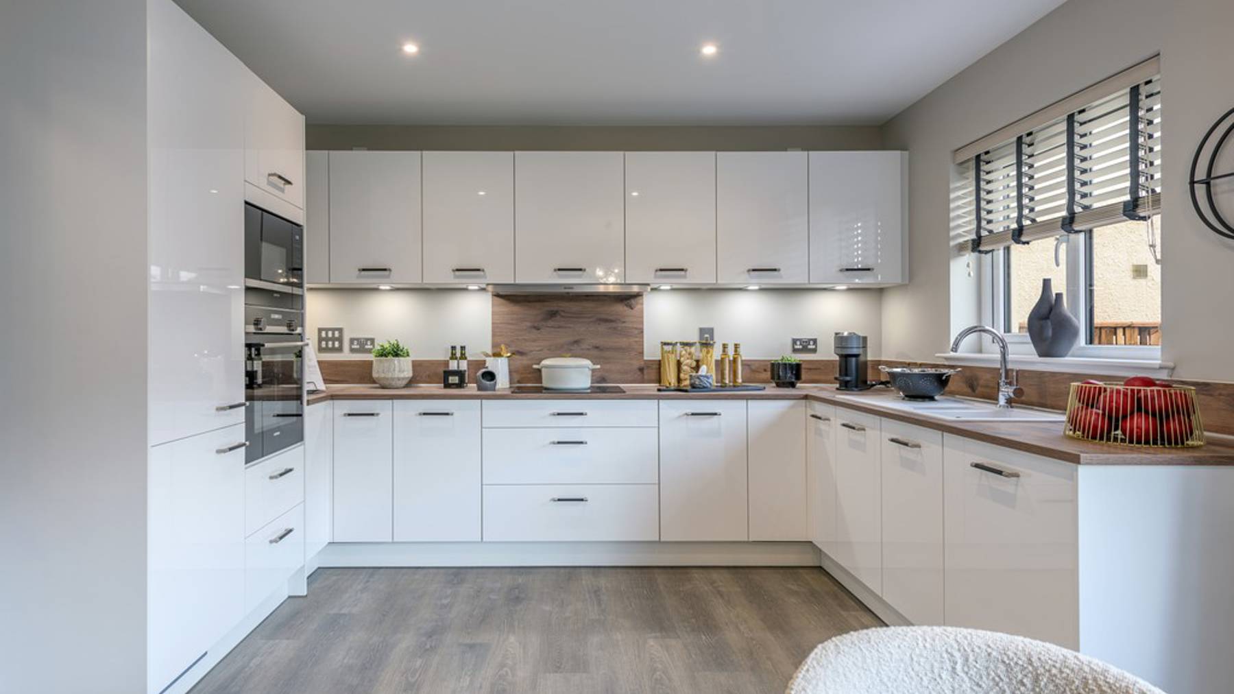 4 bedroom showhome | high-spec kitchen with integrated appliances and modern finishes