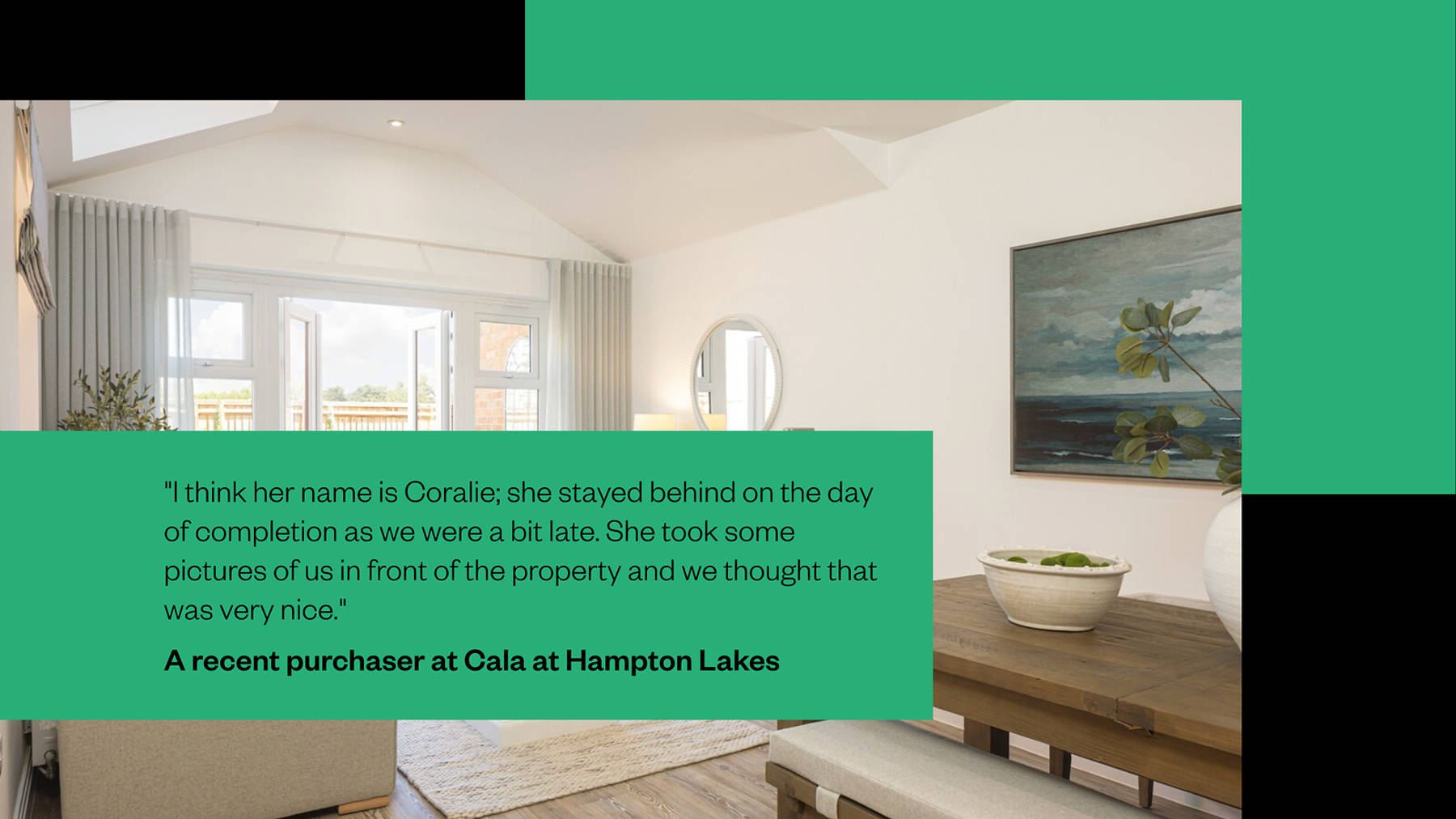 Hampton Lake Testimonial