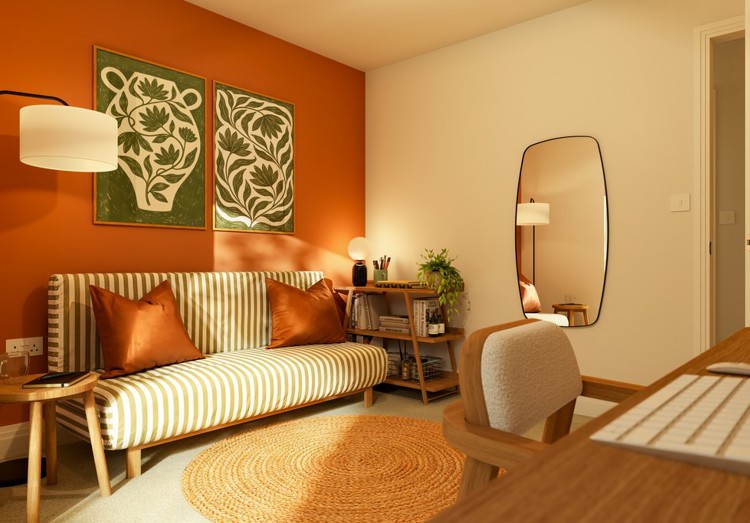 Hale Apartment Bedroom2 CGI Waterbeach, Cambridge