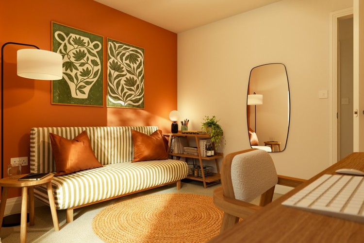 Hale Apartment Bedroom2 CGI Waterbeach, Cambridge