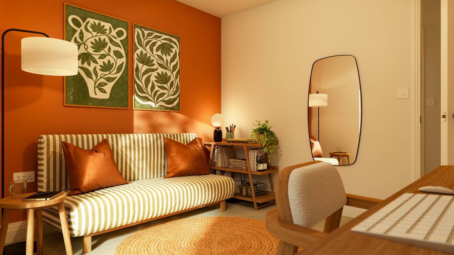 Hale Apartment Bedroom2 CGI Waterbeach, Cambridge