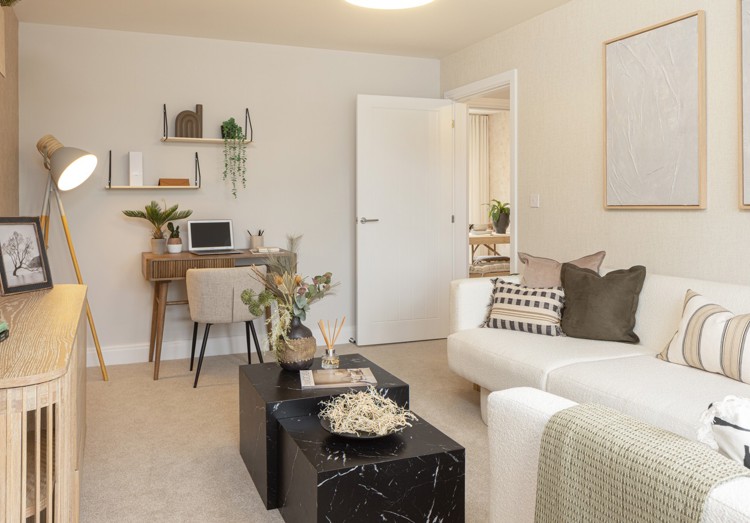 Living room of house for sale in Winchester, Hampshire
