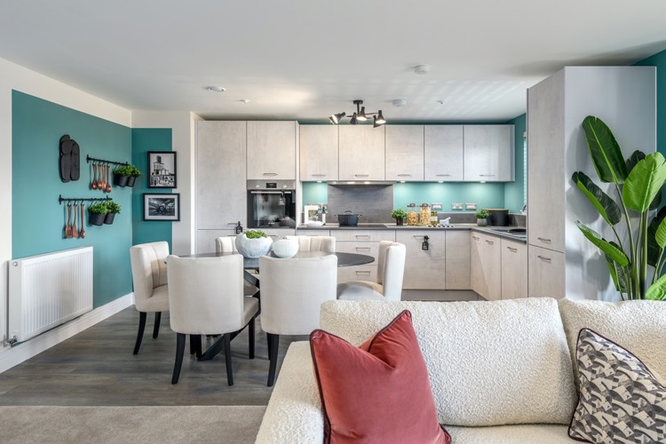 3 Bed Apartment | Kitchen Living Dining