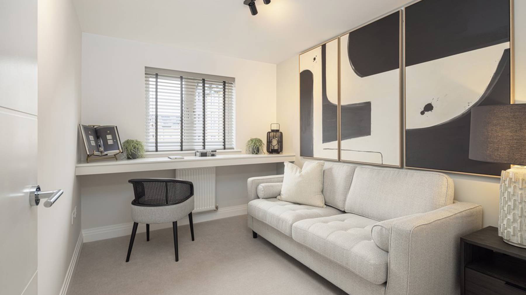 Bedroom of house for sale at Worting Park. New homes for sale in Basingstoke