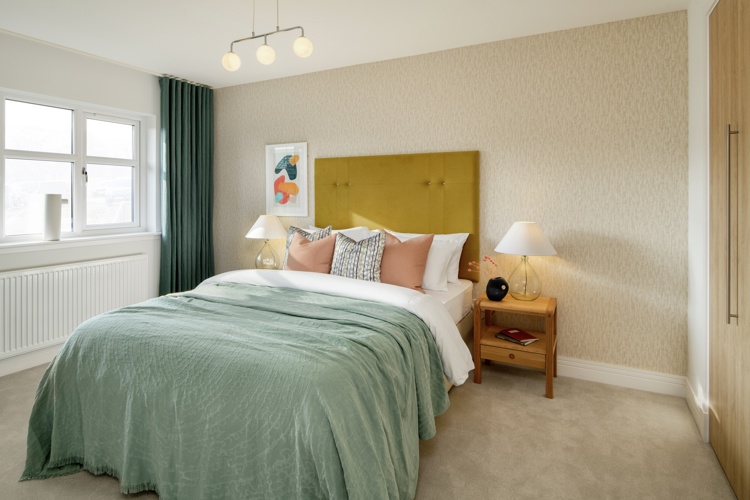 Vb1972675 Cala North Craibstone Estate South Plot 274 The Garvie Bedroom 2 Overview
