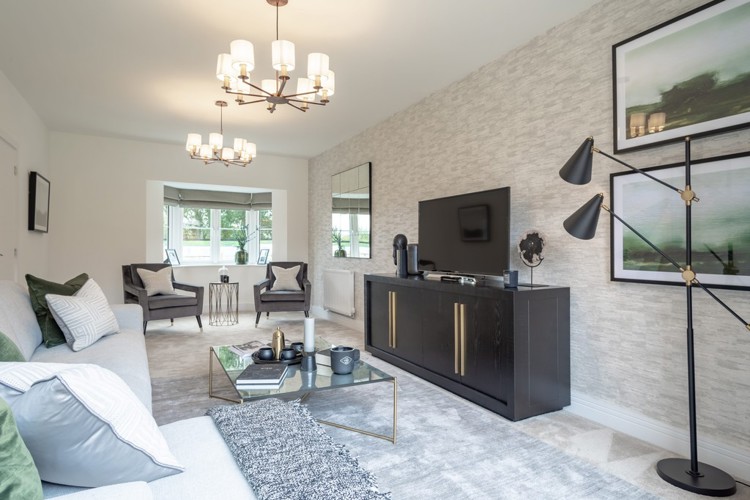Burnham house type livingroom, 4 bedroom house for sale in Shrivenham