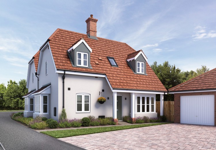 CGI of plot 91 at Fordingbridge