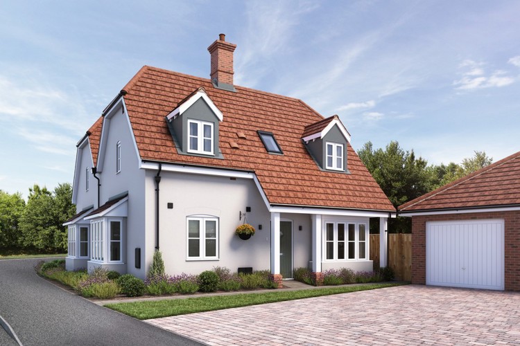 CGI of plot 91 at Fordingbridge