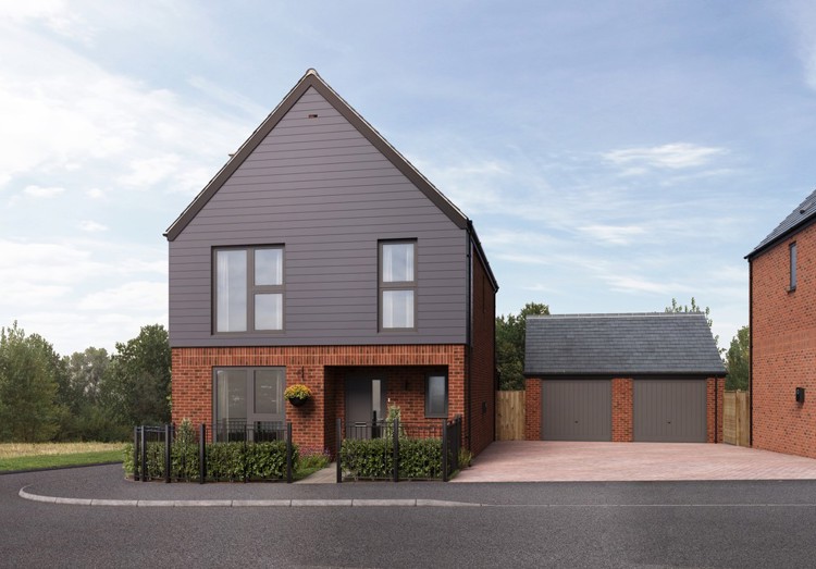 Computer Generated Image of houses for sale in Winchester