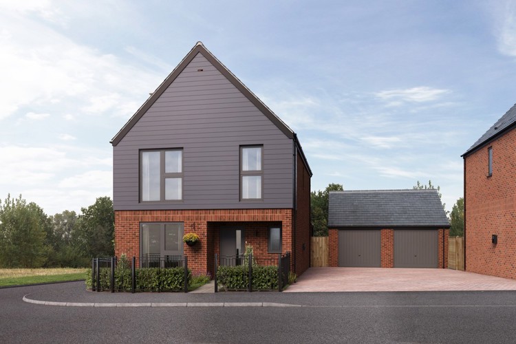 Computer Generated Image of houses for sale in Winchester