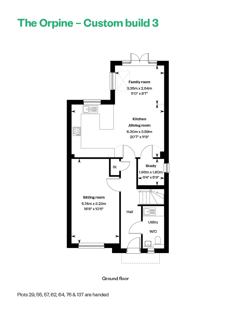 Samuel Gardens Floorplans The Orpine CB3 GF