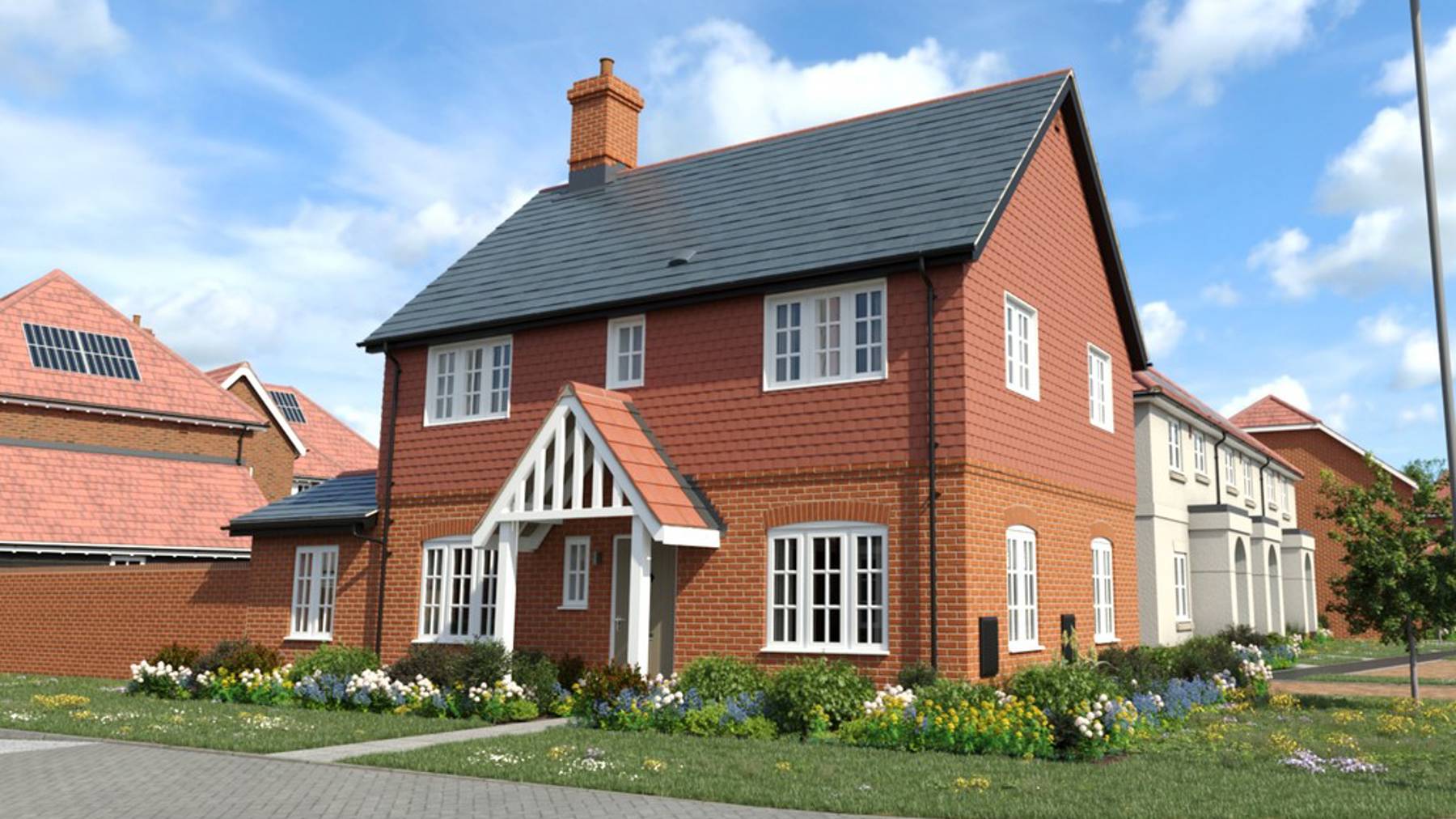 CGI Street scene Knightwood Chase