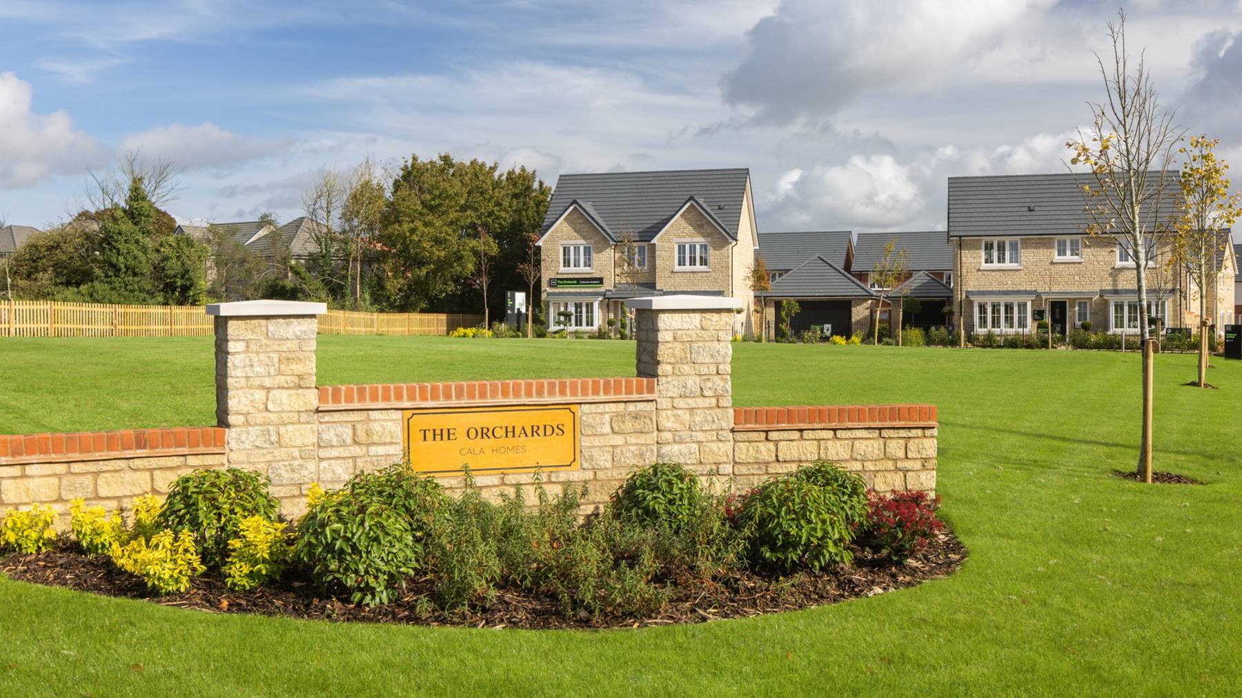 Photo showing the the sales arena at CALA Homes, The Orchards, Purton, Wiltshire, near Swindon