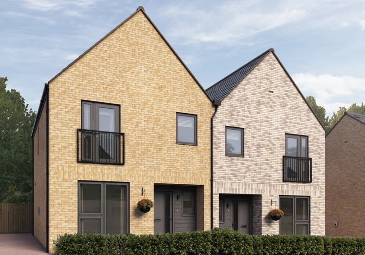 Computer Generated Image of The Blackthorn. Houses for sale in Winchester