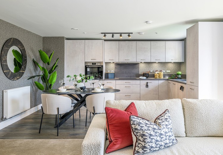 Show apartment | high specification kitchen and dining area