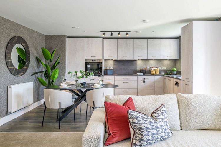 Show apartment | high specification kitchen and dining area