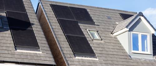 Cala At Nobel Park, Didcot, Oxfordshire, Solar PV Panels photography
