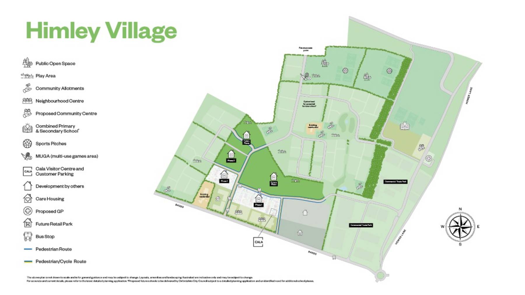 Himley Village Site Map, new homes for sale in Bicester