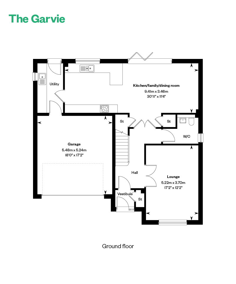 5145695 CALA NORTH Milltimber Phase 4 Woodhurst Floor Plans Web The Garvie GF 800X1200px