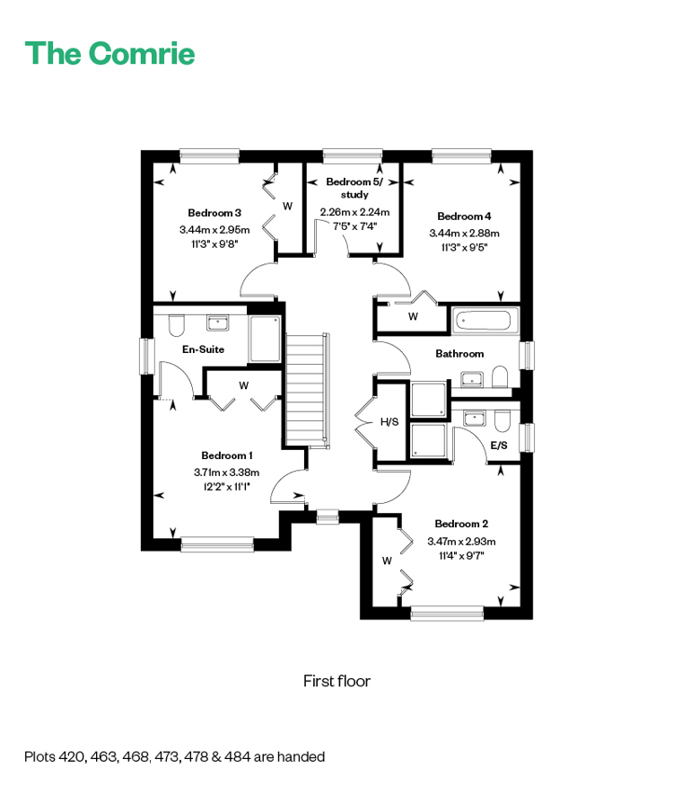 5145695 CALA NORTH Milltimber Phase 4 Woodhurst Floor Plans Web The Comrie FF 800X1200px