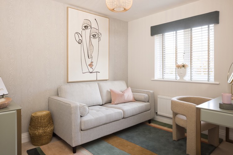Study room of house for sale in Crowthorne