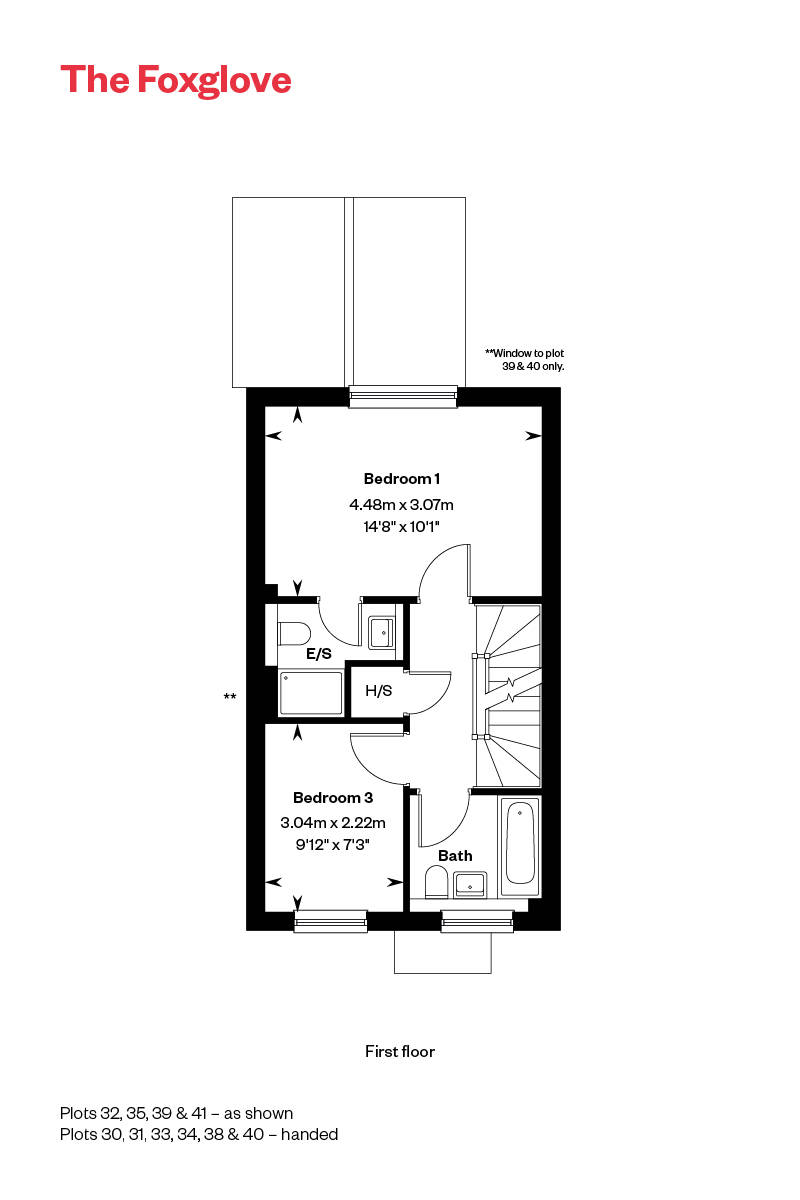 The Foxglove FF Floor Plan Ingatestone Grove, Essex