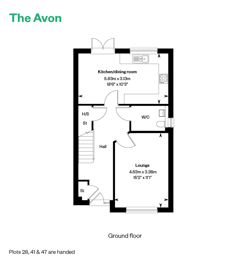 6272268 CALA WEST Fauldhead South Weaver'sbrae PH 2 Web Floorplans Avon GF 800X1200