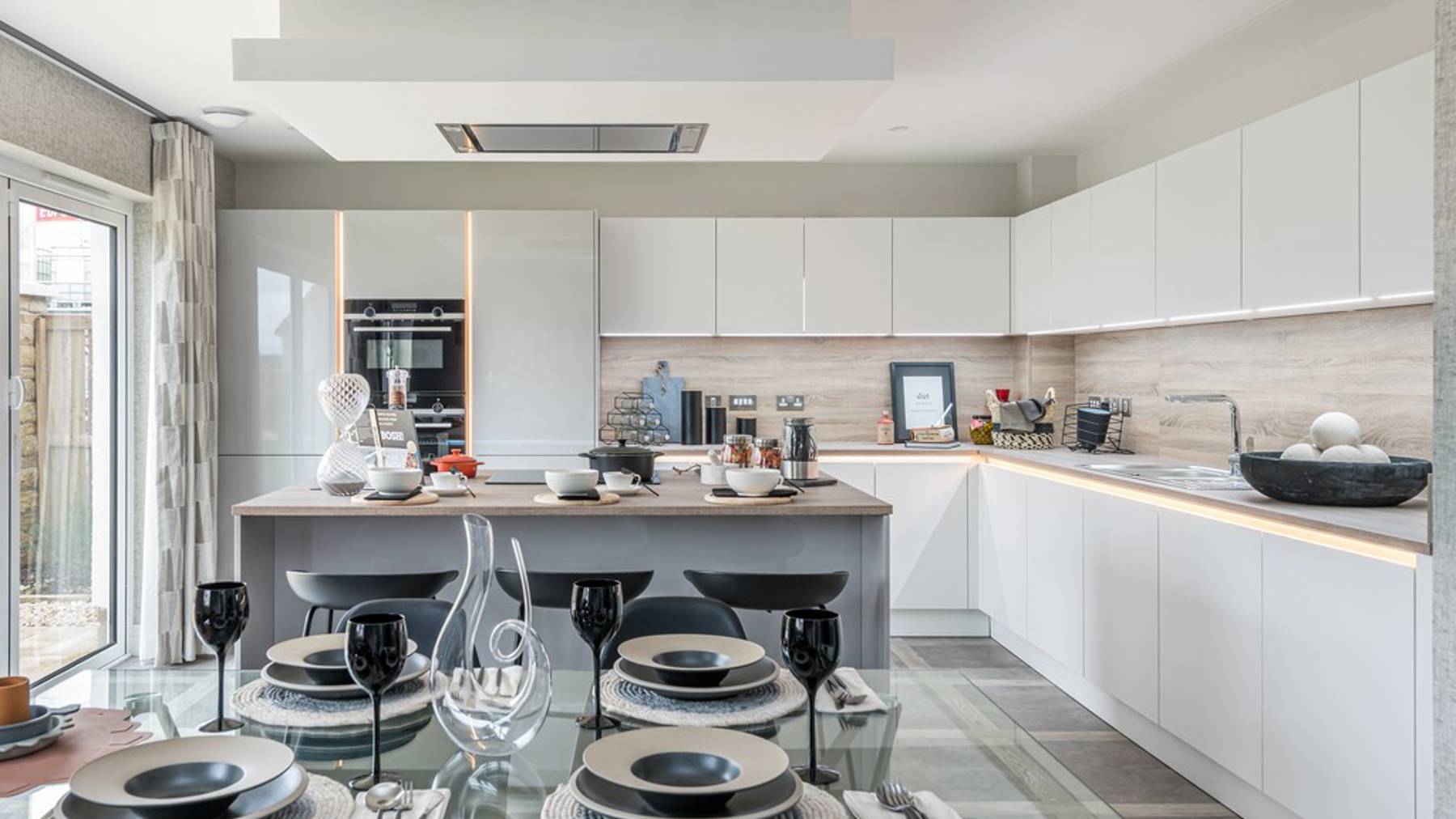 Netherhall Gardens The Melbourn Kitchen Dining With Island