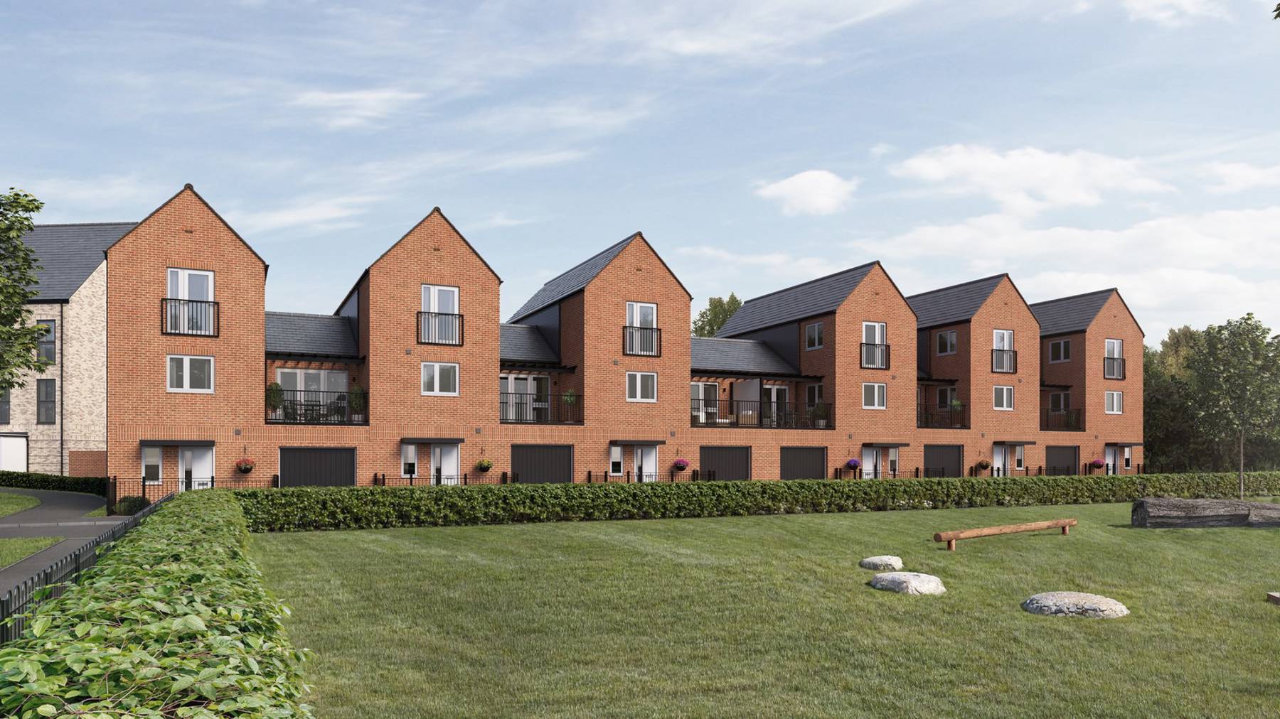 Computer Generated Image of The Oram. Houses for sale in Winchester