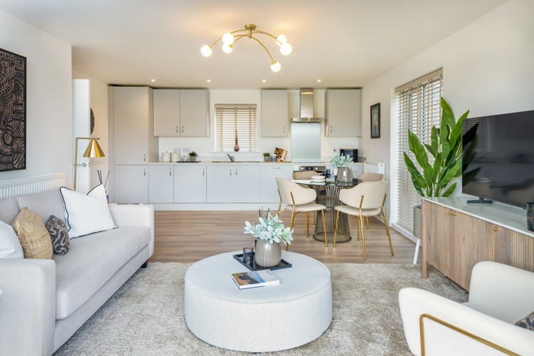 The Sheepley Apartment Kitchen, Living, Dining Room Waterbeach Cambridgeshire