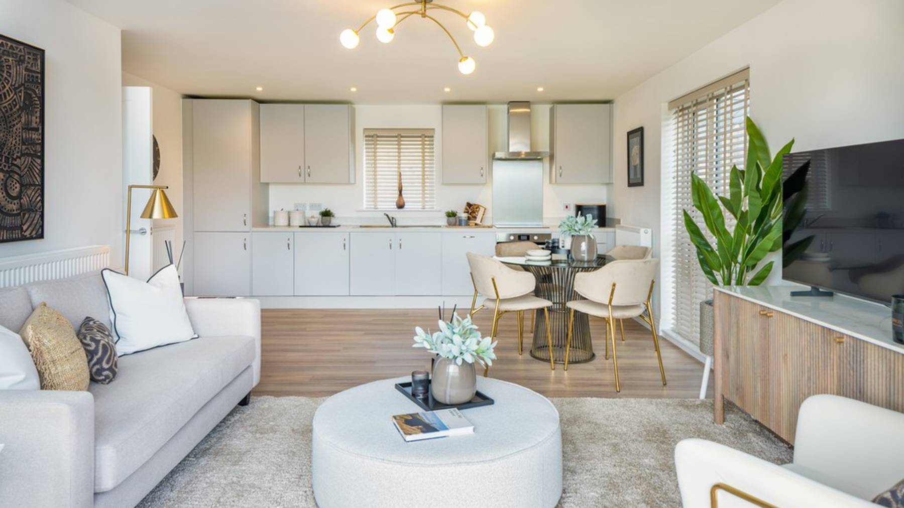 The Sheepley Apartment Kitchen, Living, Dining Room Waterbeach Cambridgeshire