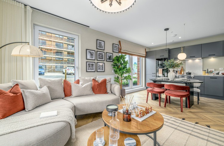 Vb5698859 20260519 Cala Homes The Foundry Type 3A Show Apartment Living Kitchen Dining 004 1600X1040