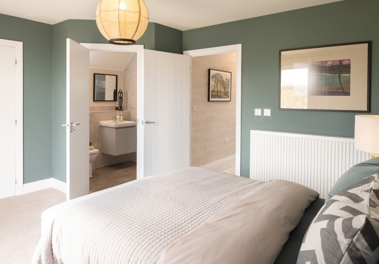 The Gloster Bedroom2  wardrobe & Ensuite Cala At Waterbeach, Cambridgeshire