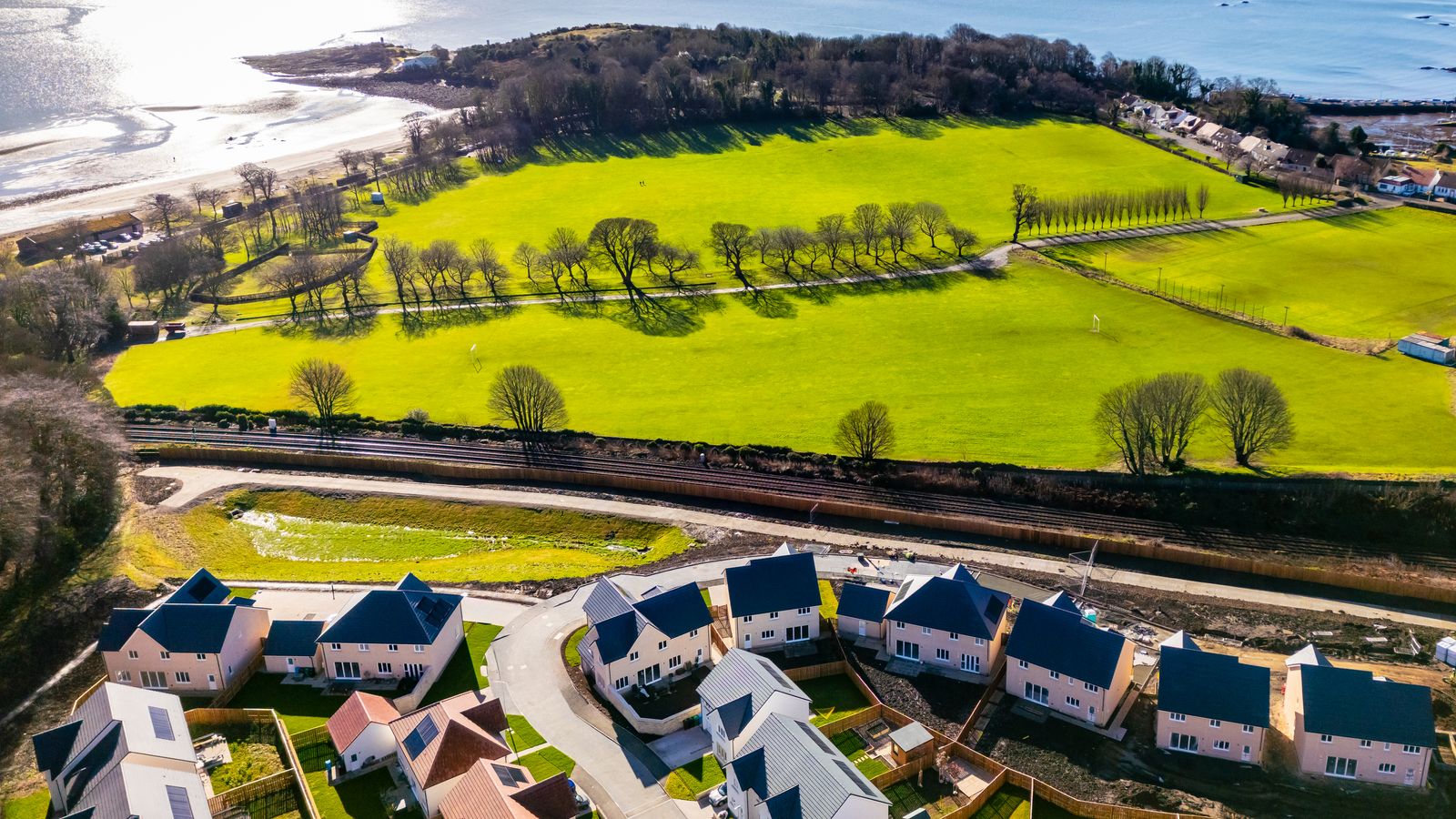 Site Plan Inchcolm Green, Aberdour Cala Homes