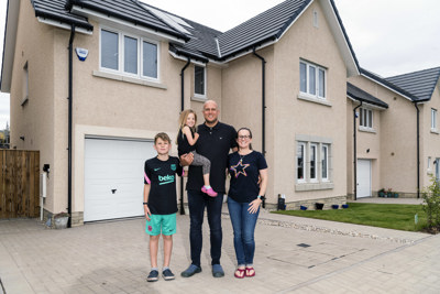 Family step into dream home at beloved Edinburgh suburb