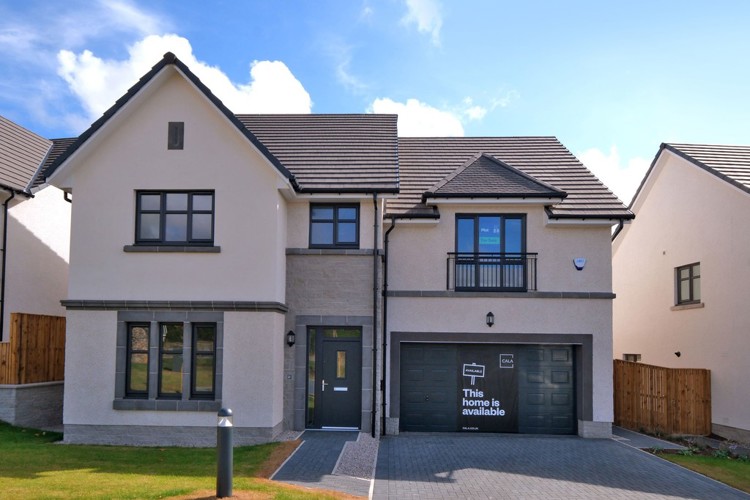Exterior of plot 28 the Garvie at Burnland Meadows 