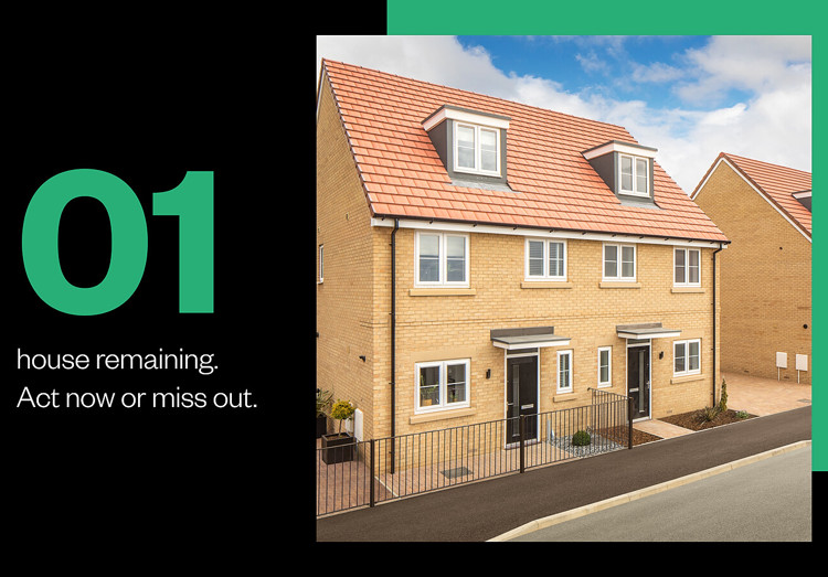 Final House Left At Hampton Lakes, Peterborough