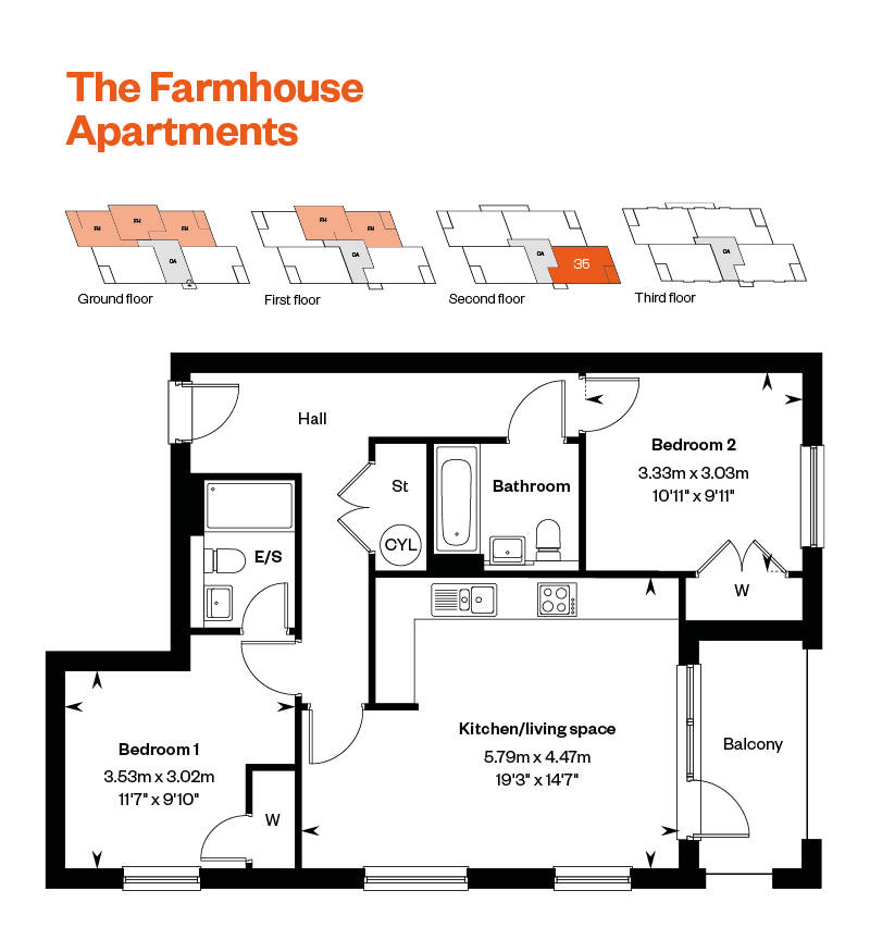 Maple croft Egham Farmhouse Apartments 