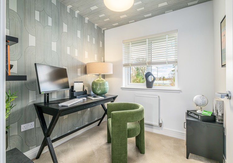 4 bedroom plus study showhome | additional room used as a study