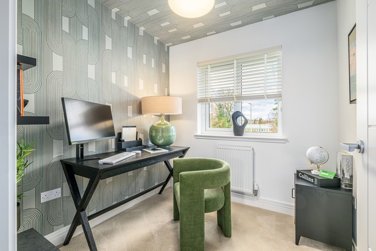 4 bedroom plus study showhome | additional room used as a study