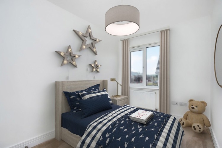 3 bedroom showhome | third bedroom ideal for guests, children or home office