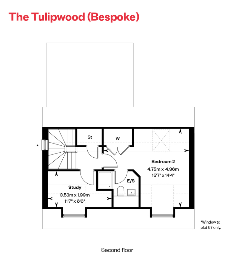 The Tulipwood Bespoke SF Floor Plan Ingatestone Grove, Essex