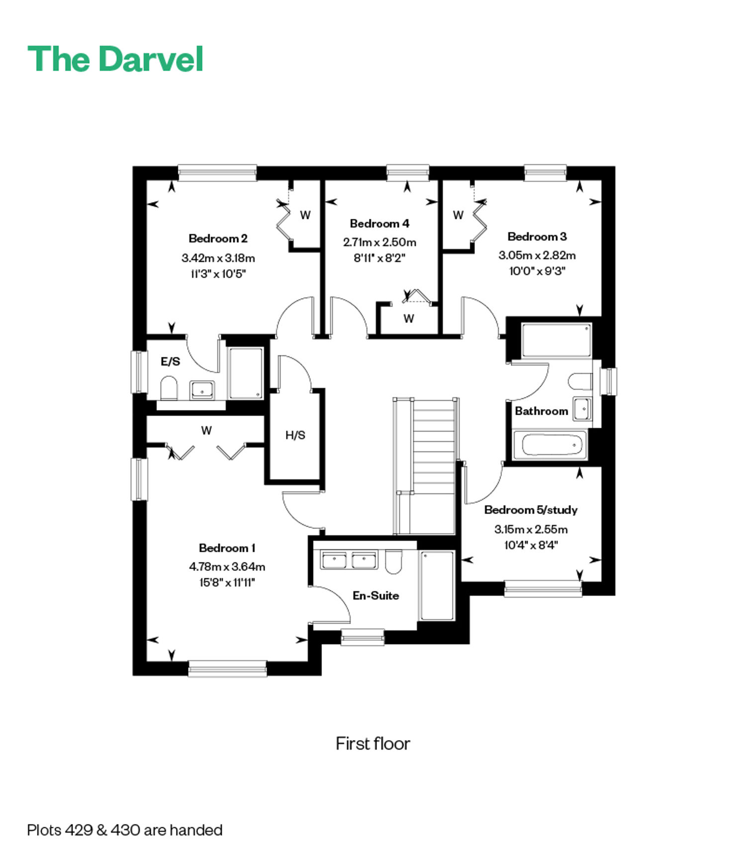 5145695 CALA NORTH Milltimber Phase 4 Woodhurst Floor Plans Web The Darvel FF 800X1200px