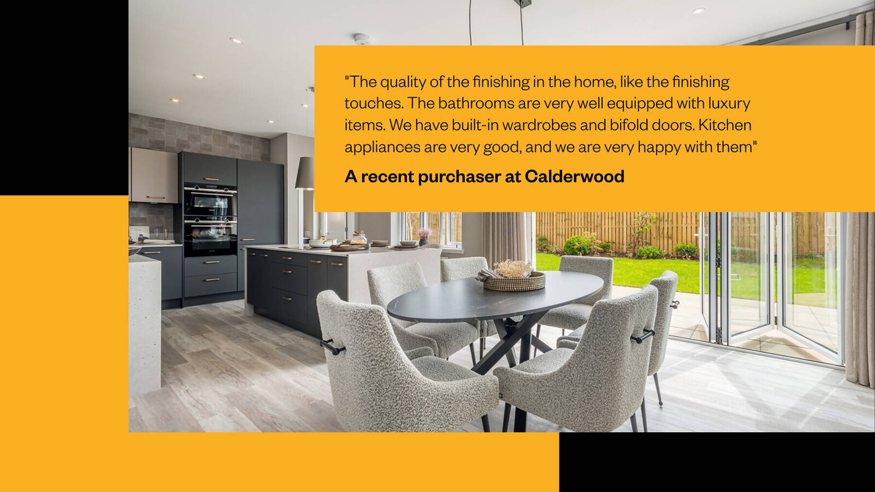 Testimonial from a recent Cala home owner