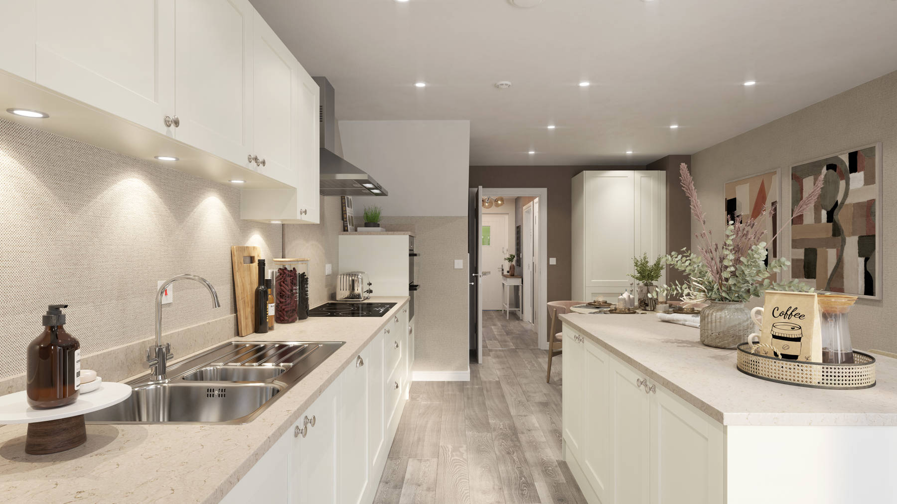 Kitchen of house for sale in Winchester, Hampshire