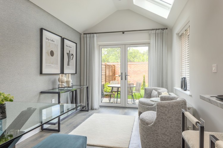 Family room of house for sale in Egham, Surrey
