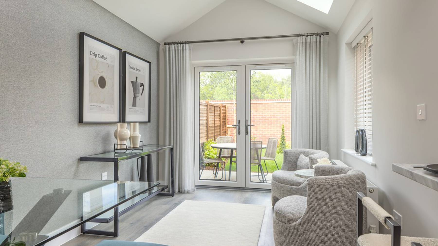 Family room of house for sale in Egham, Surrey