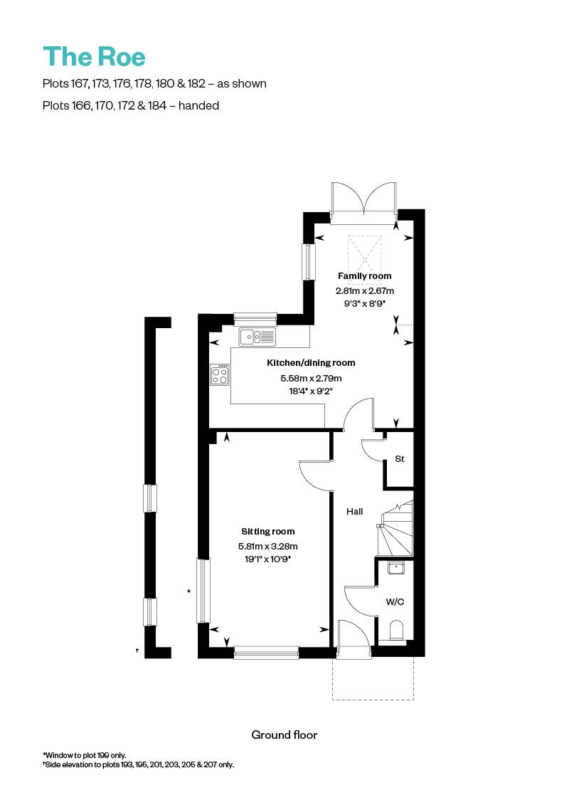Floorplan of house for sale in Weybridge